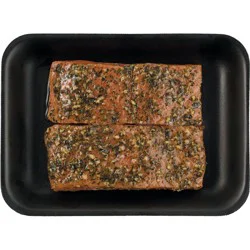 H-E-B Fish Market Atlantic Salmon Fillets - Basil Pesto