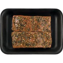 H-E-B Fish Market Atlantic Salmon Fillets - Basil Pesto