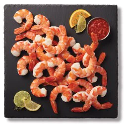 H-E-B Wild Caught Easy Peel Gulf Cooked Shrimp, 16 - 25 ct/lb