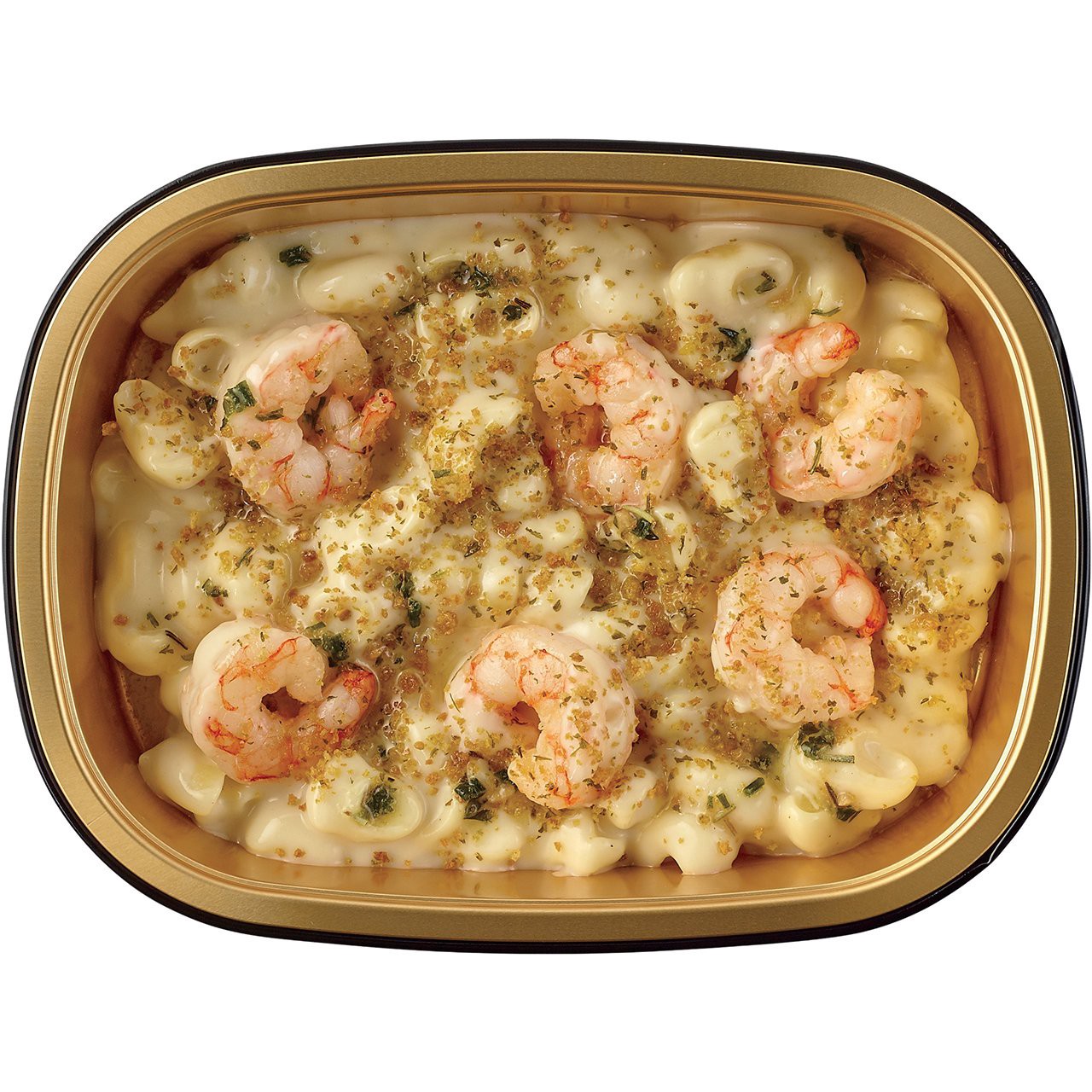 slide 1 of 1, Meal Simple by H-E-B Shrimp White Cheddar Mac 'n' Cheese, per lb