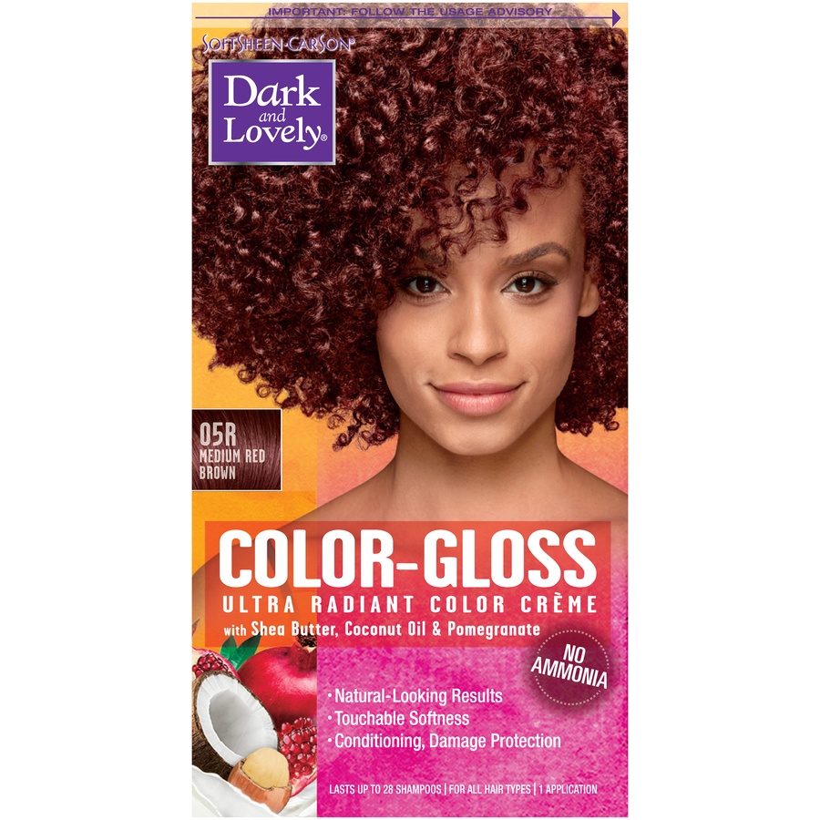 slide 1 of 8, SoftSheen-Carson Dark and Lovely Color-Gloss Ultra Radiant Color Crme, Medium Red Brown, 1 kit, 1 ct