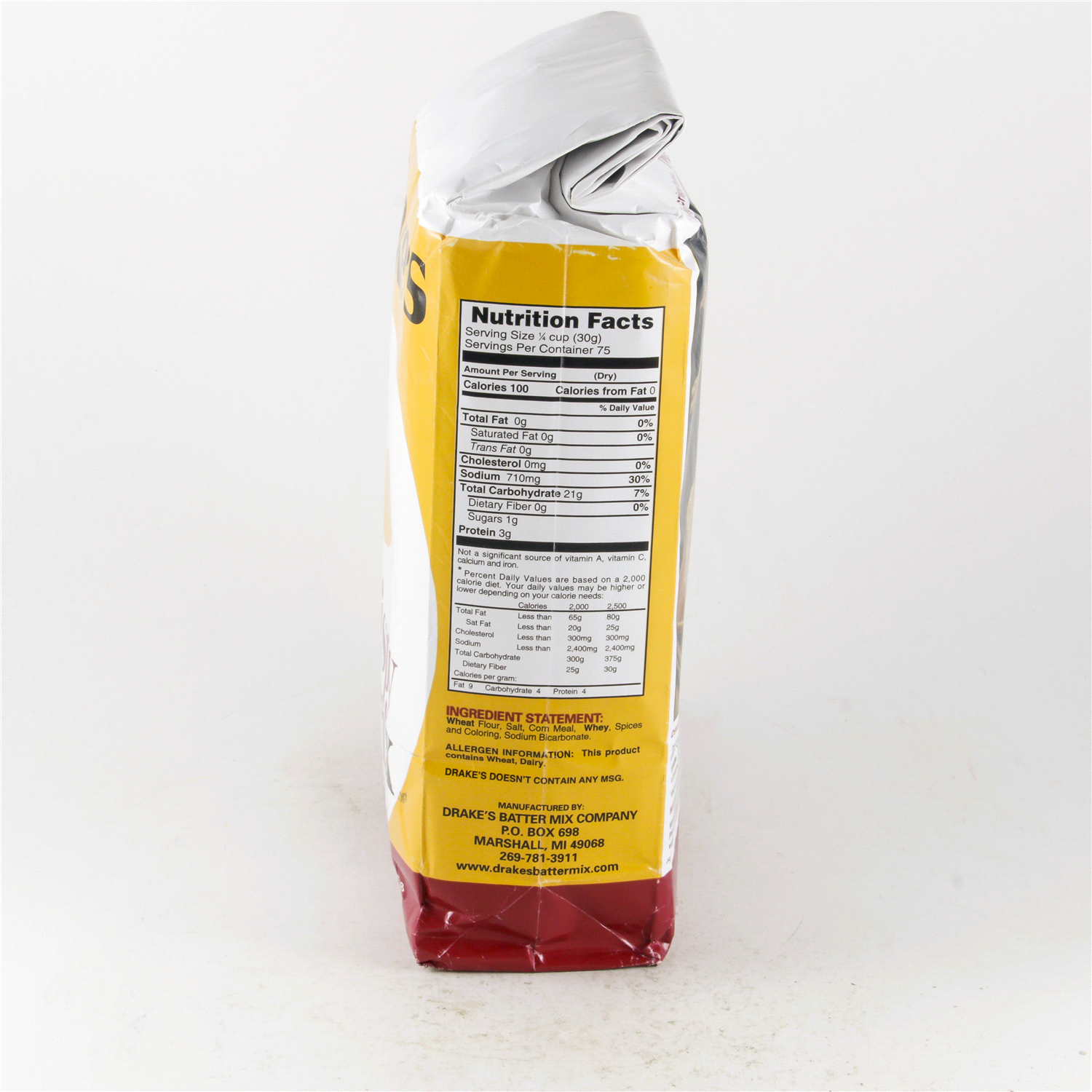 slide 3 of 3, Drake's Crispy Fry Mix, 80 oz