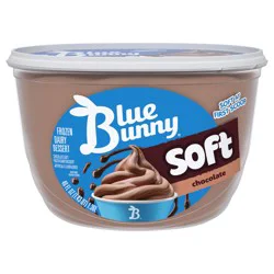 Blue Bunny Soft Chocolate Frozen Dairy Dessert - 46 fl oz