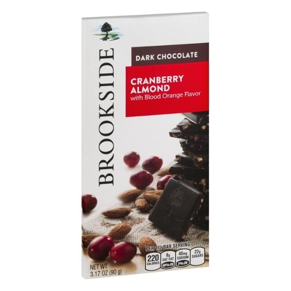 slide 1 of 1, Brookside Cranberry Almond With Blood Orange Bar, 3.17 oz