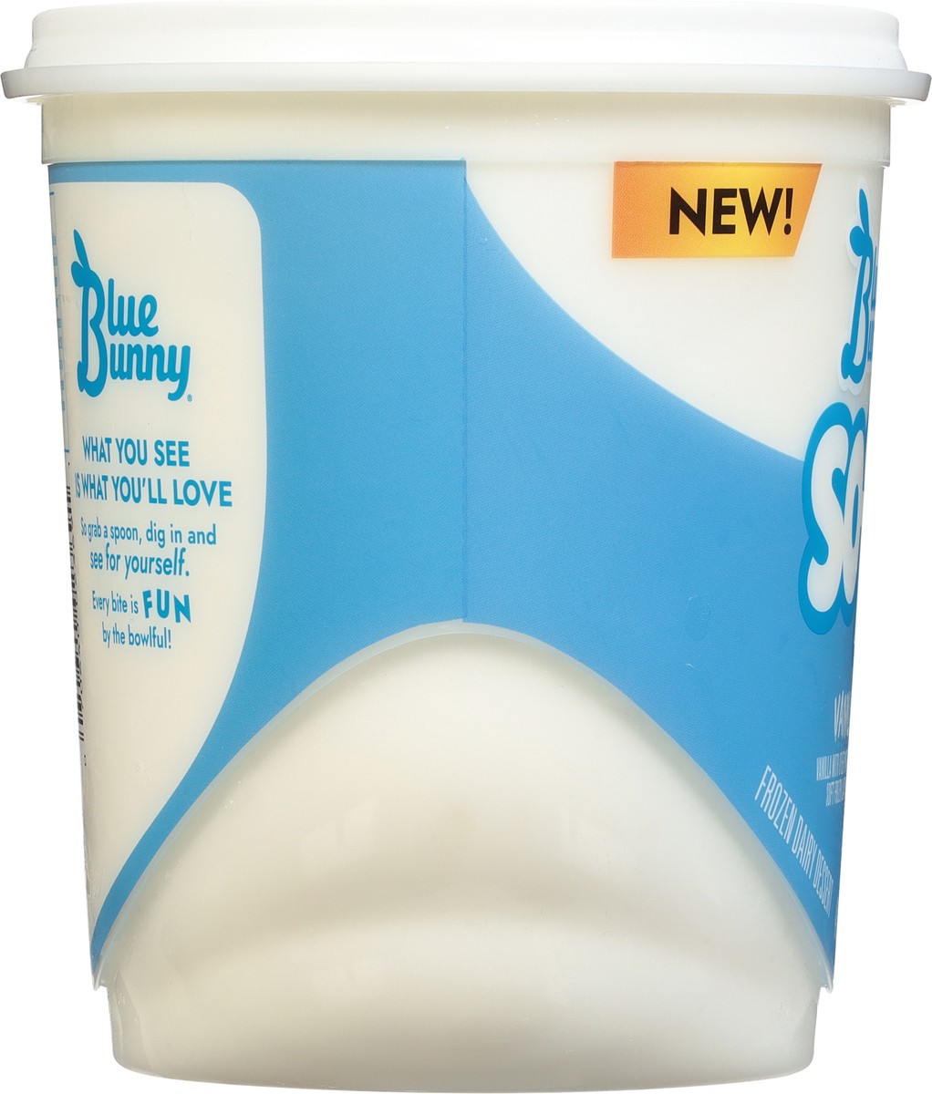 slide 2 of 9, Blue Bunny Soft Vanilla Flavored Frozen Dairy Dessert, 46 fl oz, 46 fl oz