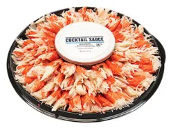 Alaskan Snow Imitation Crab Leg Tray - Ea
