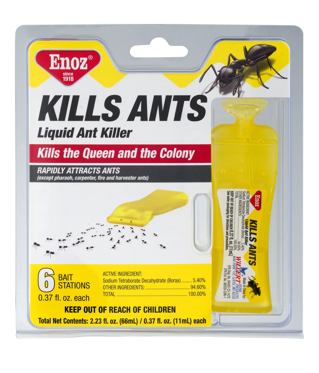 slide 1 of 1, Enoz Liquid Ant Bait Station, 6 ct