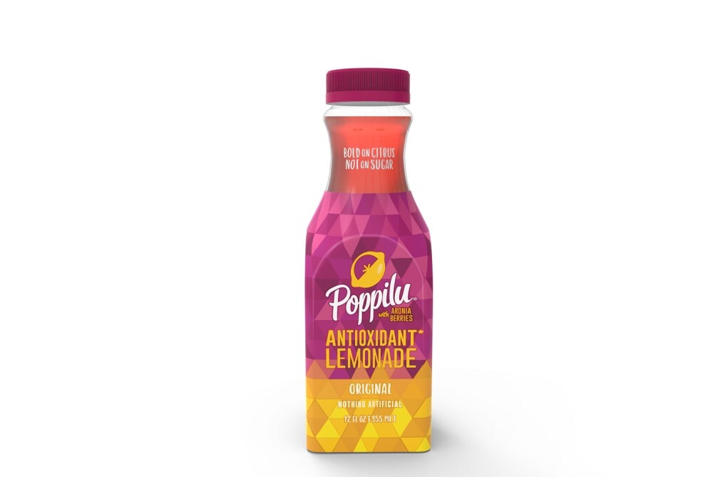 slide 1 of 1, Poppilu Original Antioxidant Lemonade, 12 fl oz