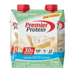 Premier Protein Gluten Free Cake Batter Delight Protein Shake