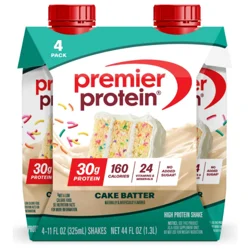 Premier Protein Gluten Free Cake Batter Delight Protein Shake