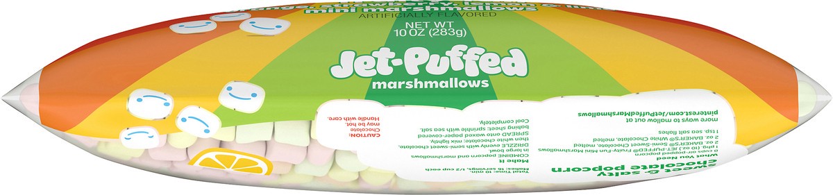 slide 2 of 14, Jet-Puffed Fruity-Fun Orange, Strawberry, Lemon & Lime Mini Marshmallows, 10 oz Bag, 10 oz