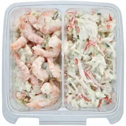 H-E-B Shrimp & Seafood Salad Combo Tray