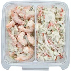 H-E-B Shrimp & Seafood Salad Combo Tray
