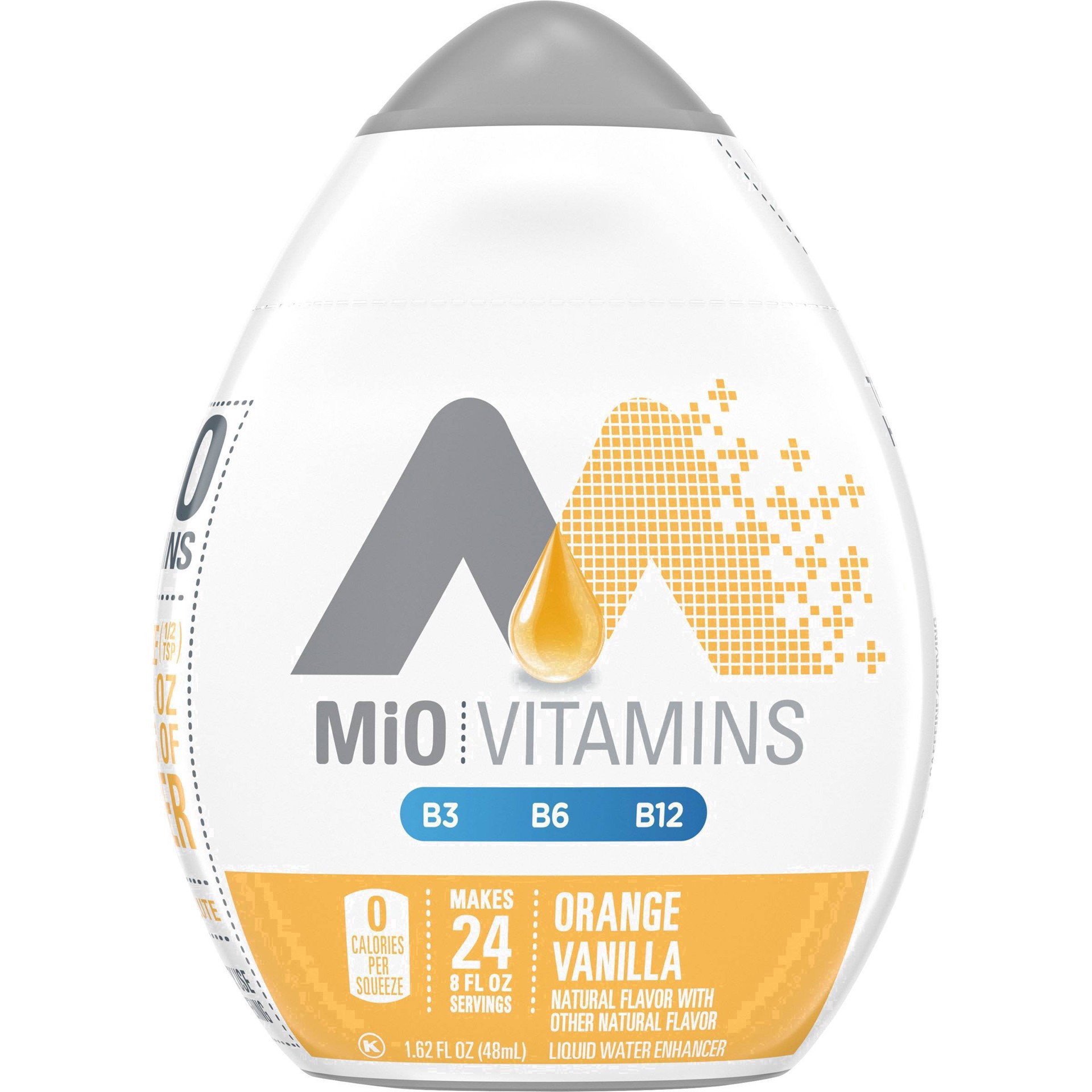 slide 46 of 129, MiO Vitamins Orange Vanilla Naturally Flavored Liquid Water Enhancer - 1.62 fl oz, 1.62 fl oz