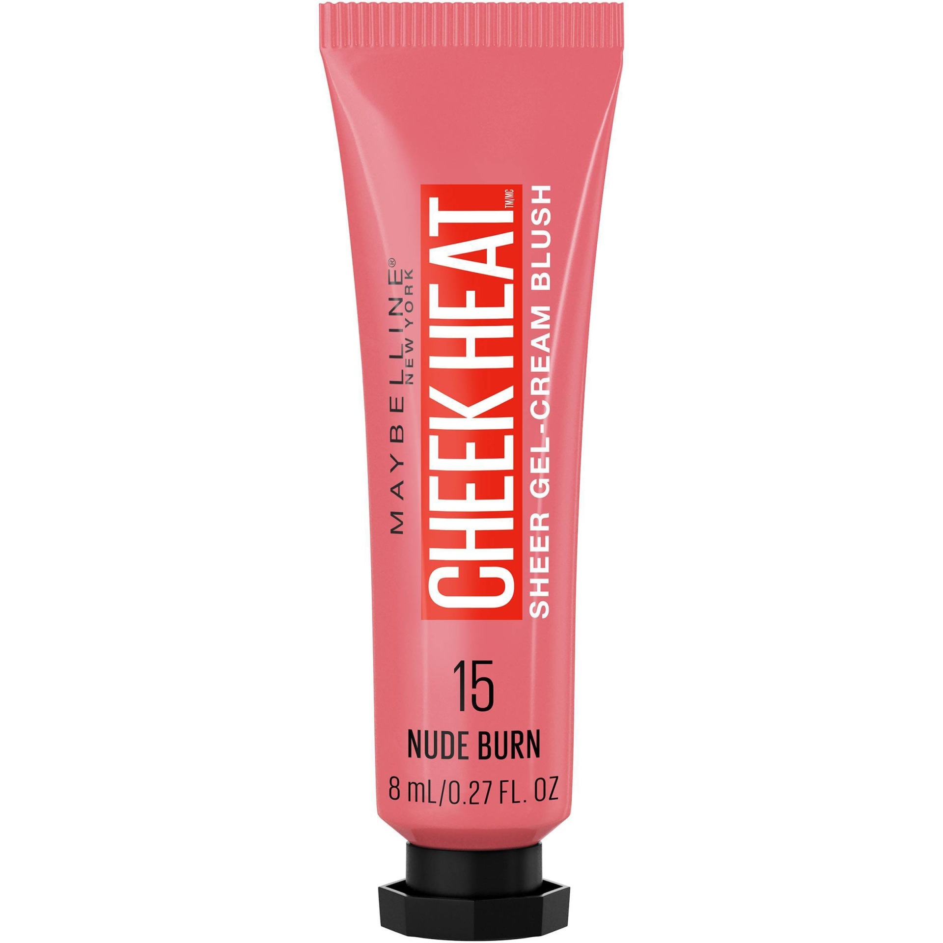 slide 1 of 1, Maybelline Cheek Heat Gel-Cream Blush, Face Makeup, Nude Burn, 0.27 oz