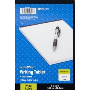 slide 1 of 1, Caliber Writing Tablet, 1 ct