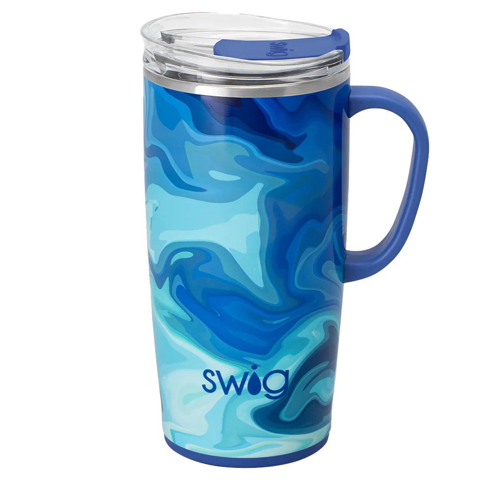 slide 1 of 1, Swig Blue Lagoon Travel Mug, 22 oz