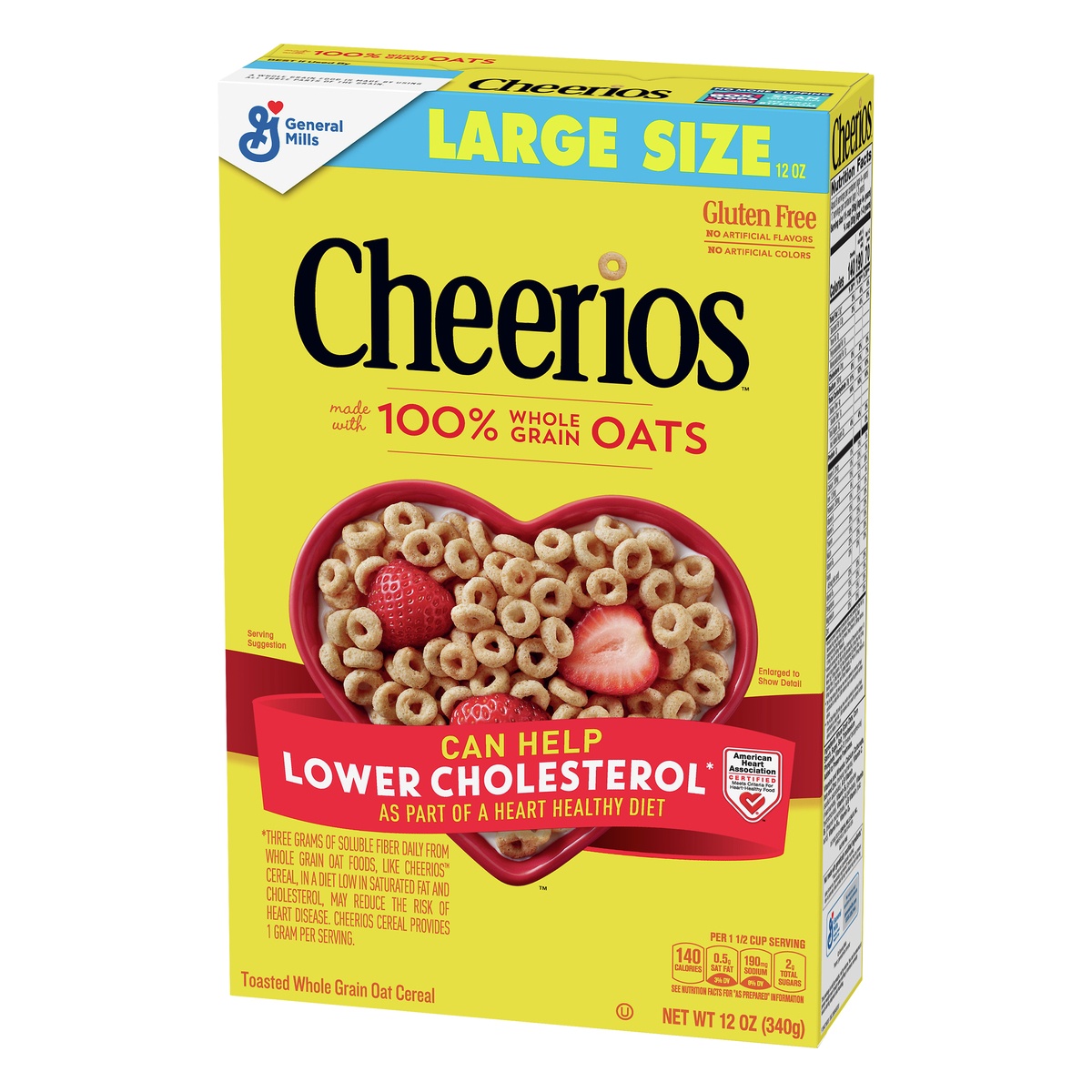 slide 3 of 10, General Mills Breakfast Cereal with Whole Grain Oats Gluten Free, 12 oz