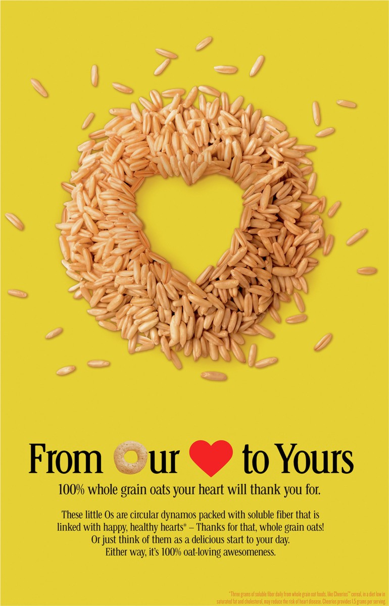 slide 4 of 9, Cheerios Cereal, Limited Edition Happy Heart Shapes, Heart Healthy Cereal With Whole Grain Oats, Large Size, 12 oz, 12 oz