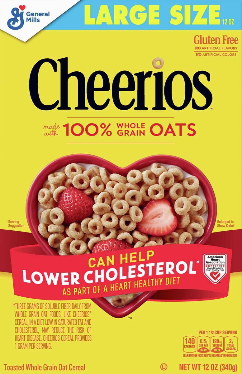 slide 9 of 10, General Mills Breakfast Cereal with Whole Grain Oats Gluten Free, 12 oz