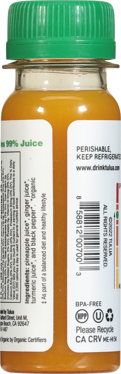 slide 3 of 13, Tulua Turmeric Ginger Pineapple Vitality Shots - 2 oz, 2 oz