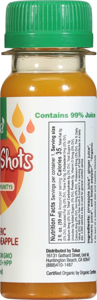 slide 4 of 13, Tulua Turmeric Ginger Pineapple Vitality Shots - 2 oz, 2 oz