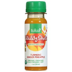 Tulua Turmeric Ginger Pineapple Vitality Shots - 2 oz