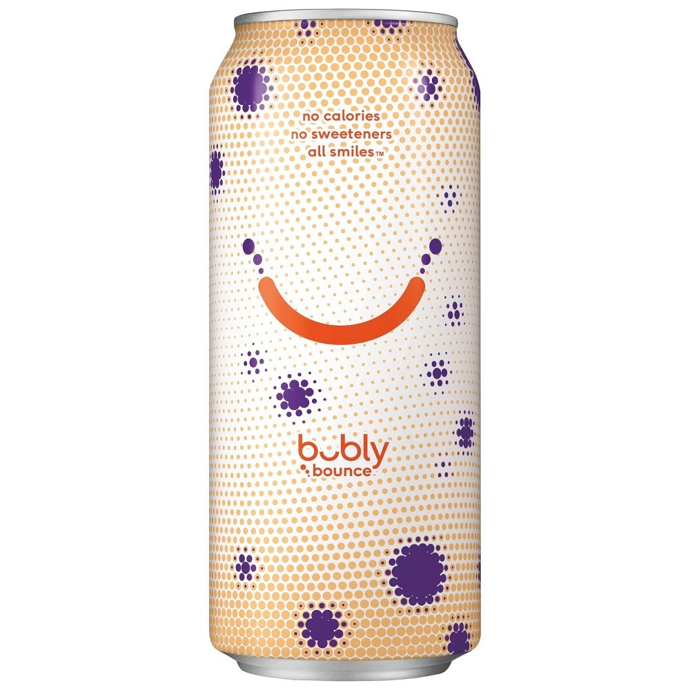 slide 2 of 3, bubly Bounce Caffeinated Mango Passion Fruit Sparkling Water, 16 fl oz