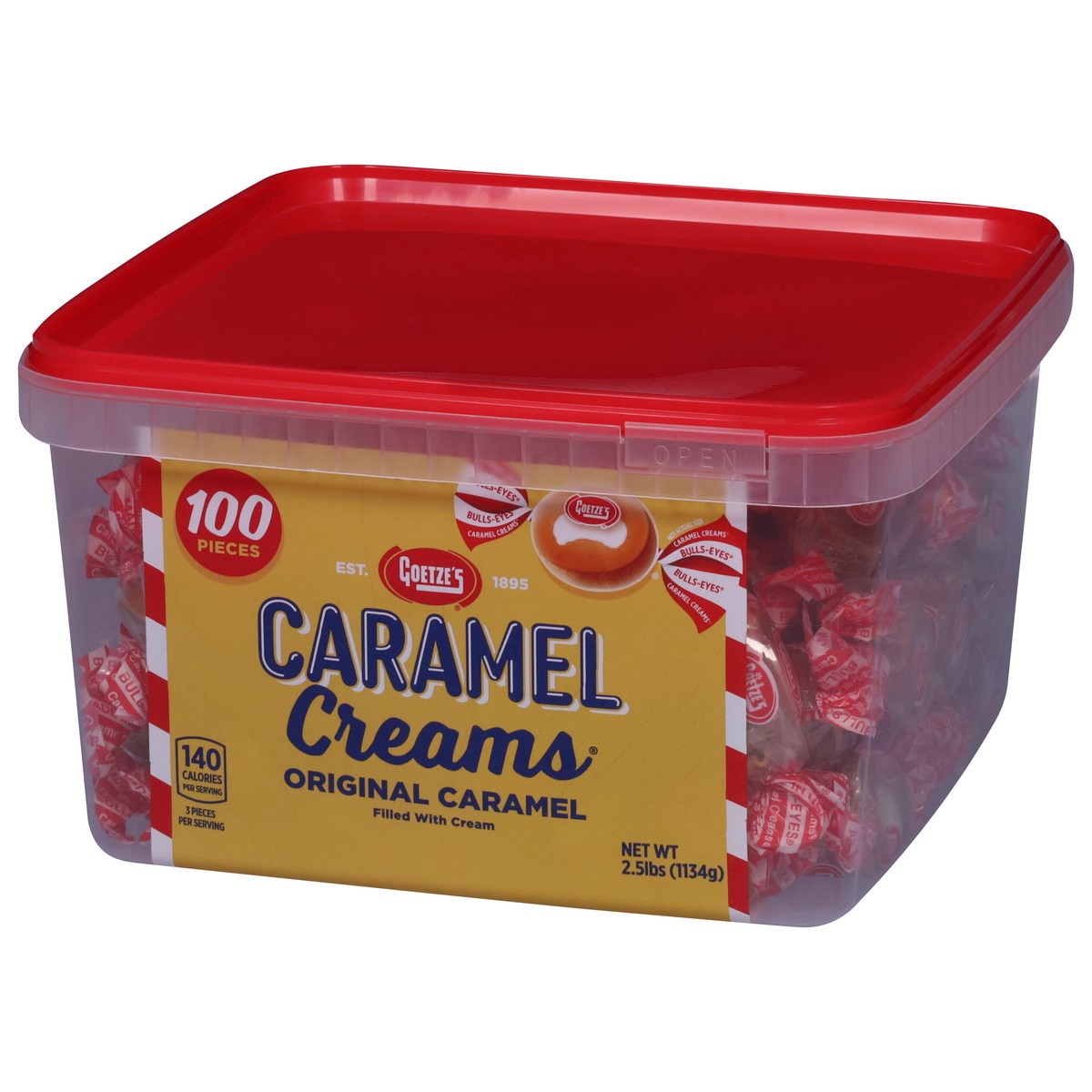 slide 10 of 12, Goetze's Caramel Creams 100 ea, 100 ct
