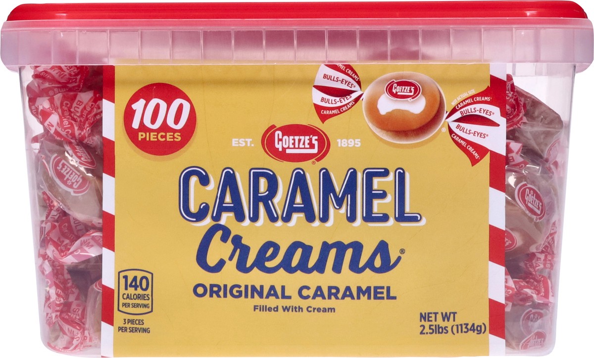 slide 2 of 12, Goetze's Caramel Creams 100 ea, 100 ct