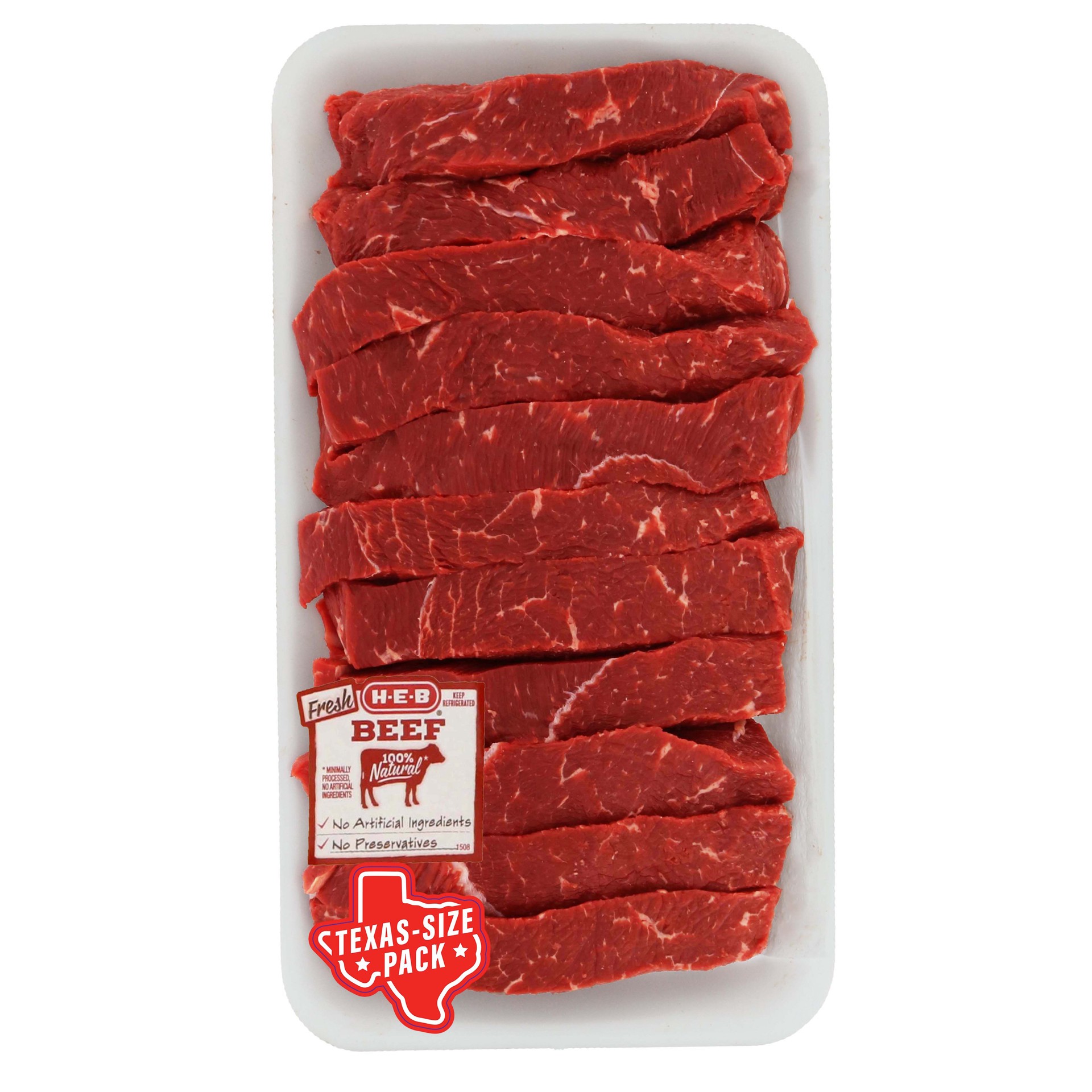 slide 1 of 1, H-E-B Boneless Texas-Style Beef Shoulder Ribs - USDA Select - Texas-Size Pack, per lb