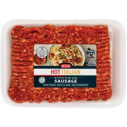 H-E-B Ground Pork Italian Sausage - Hot