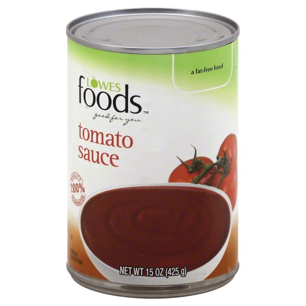 slide 1 of 1, Lowes Foods Tomato Sauce, 15 oz