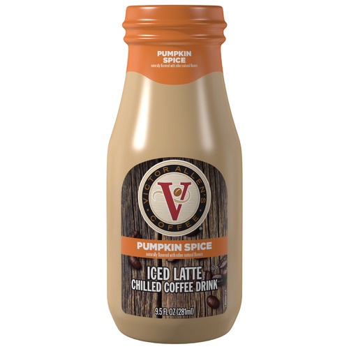 slide 1 of 1, Victor Allen's Coffee, pumpkin spice latte, 9.5 fl oz