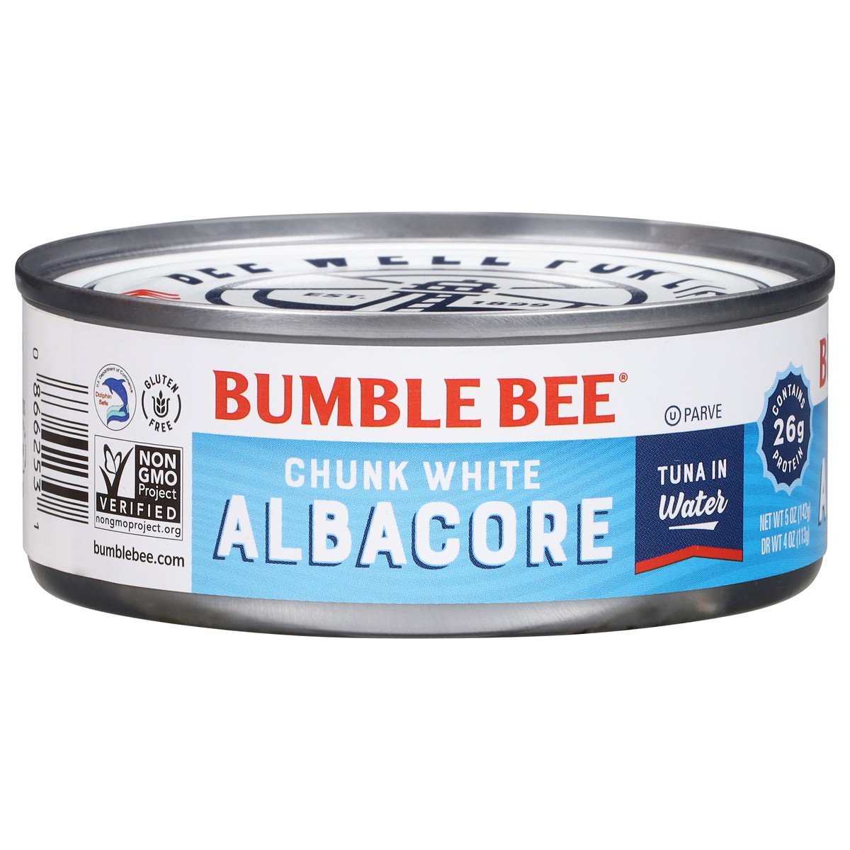 slide 1 of 8, Bumble Bee Chunk White Albacore Tuna In Water (Can), 1 ct