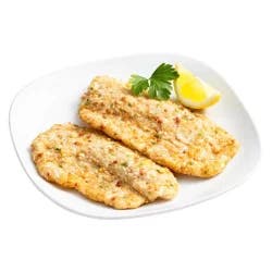 Coconut Encrusted Tilapia Fillets With Mangos
