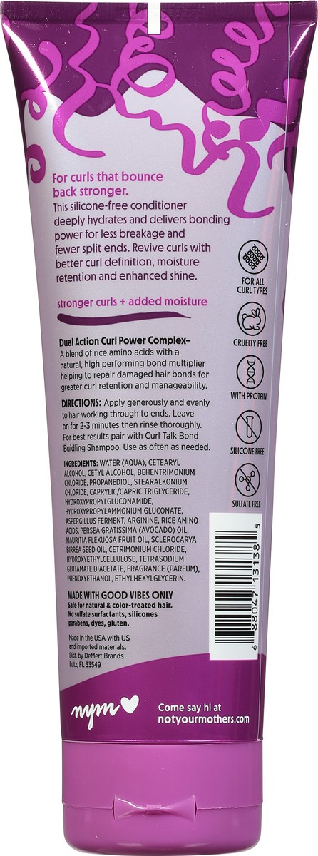 slide 6 of 9, Not Your Mother's Curl Talk Bond Building Stronger Curls Conditioner 8 fl oz, 8 fl oz