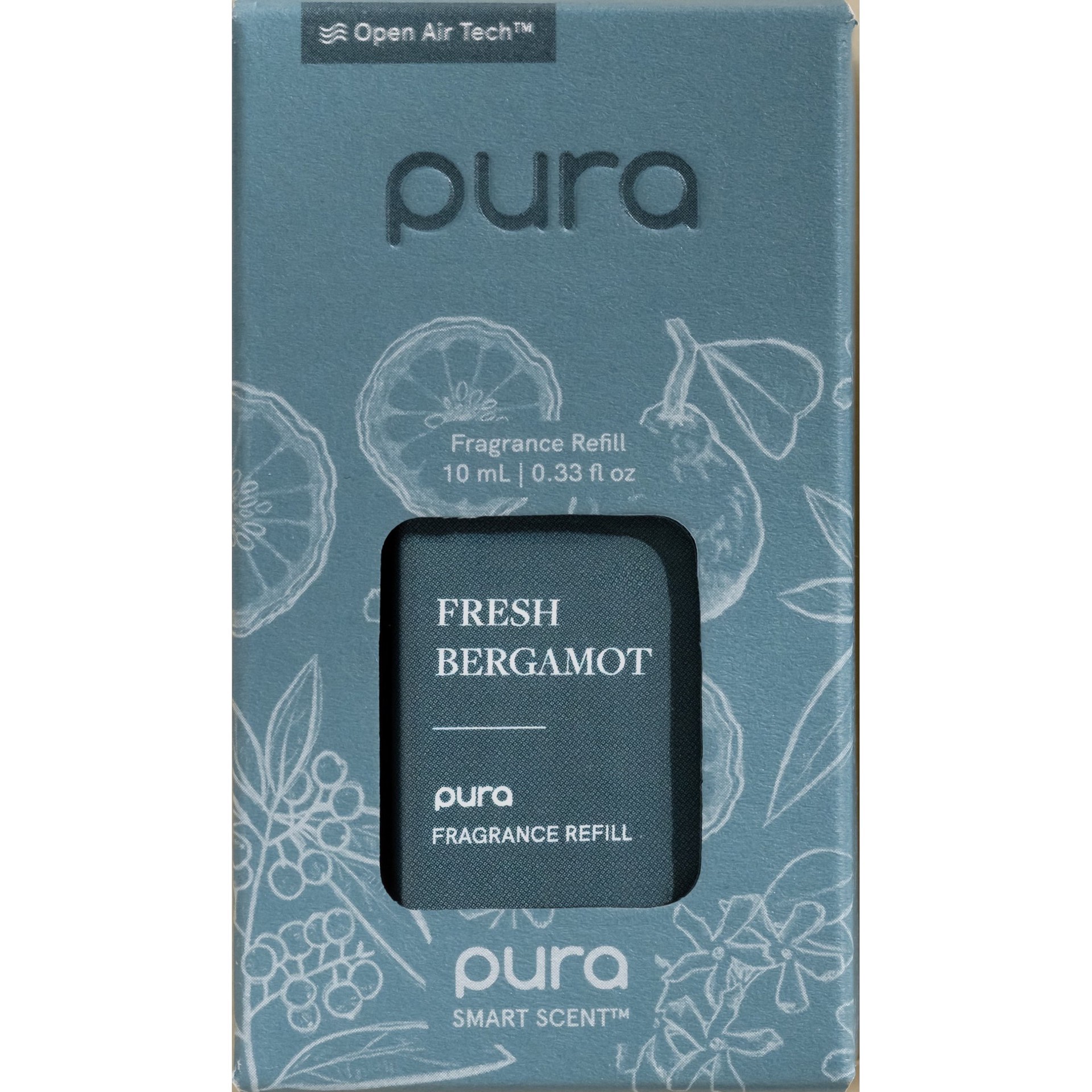 slide 1 of 1, Pura Fresh Bergamot Fragrance Refill, 0.33 oz