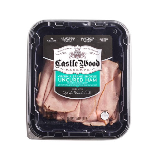 slide 1 of 1, Castle Wood Reserve™ uncured smoked ham, 16 oz