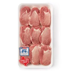 H-E-B Boneless Ribeye Pork Chops, Extra Thick Cut – Texas-Size Pack