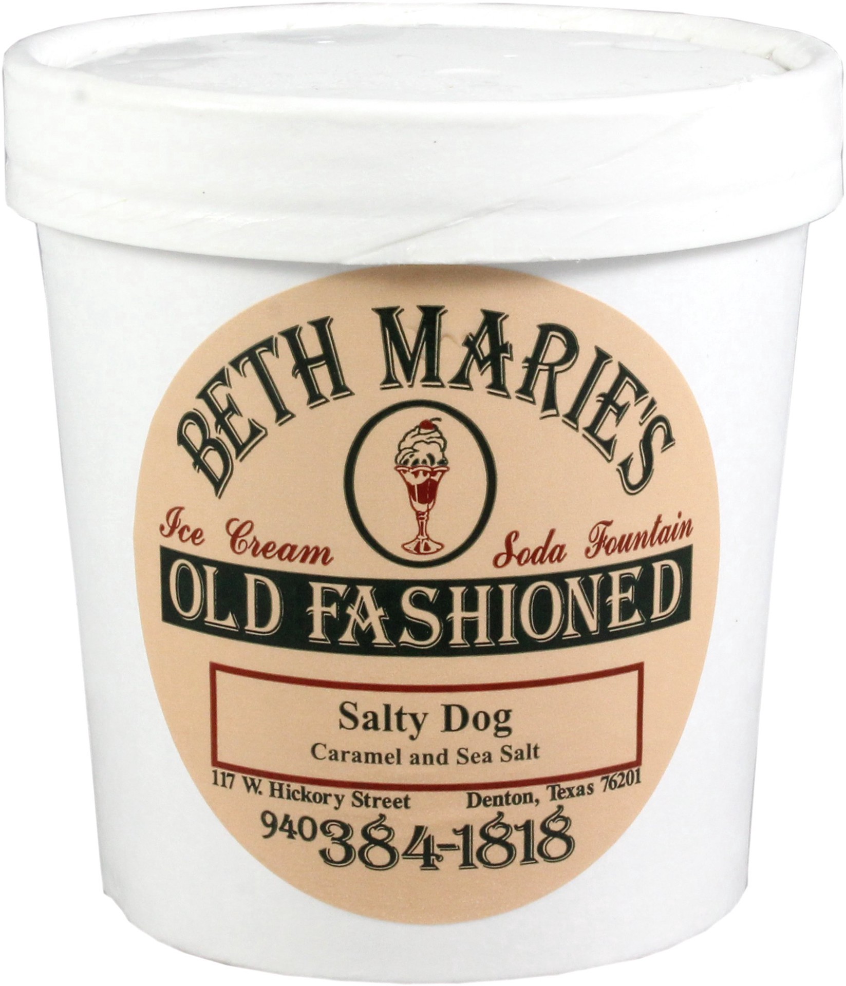 slide 1 of 1, Beth Marie's Old Fashioned Salty Dog Ice Cream, 1 pint
