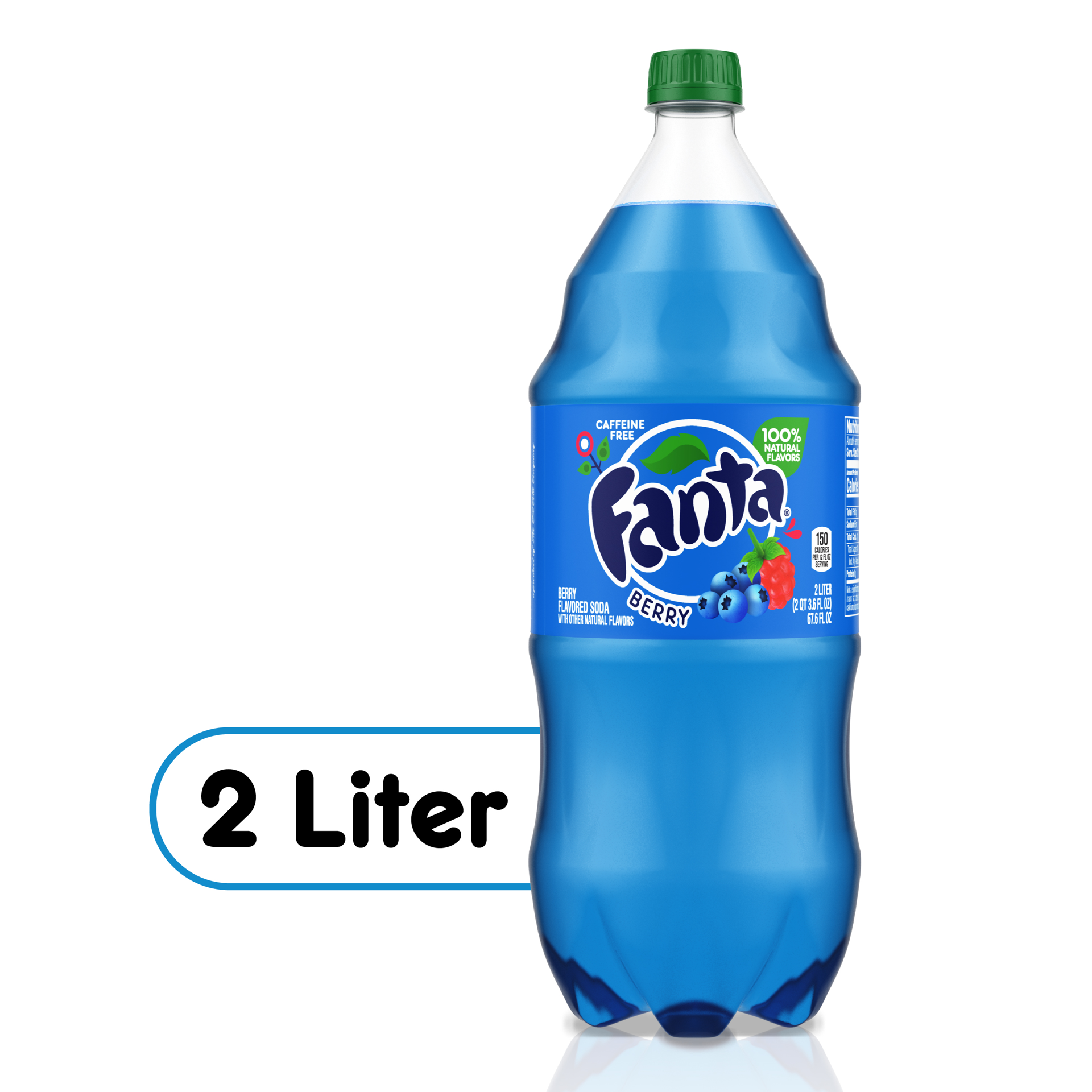 slide 1 of 1, Fanta Berry Soda Bottle, 2 Liters, 67.6 fl oz