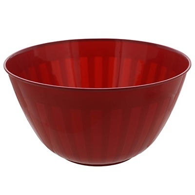 slide 1 of 1, Good Cook Red Bowl, 7 qt