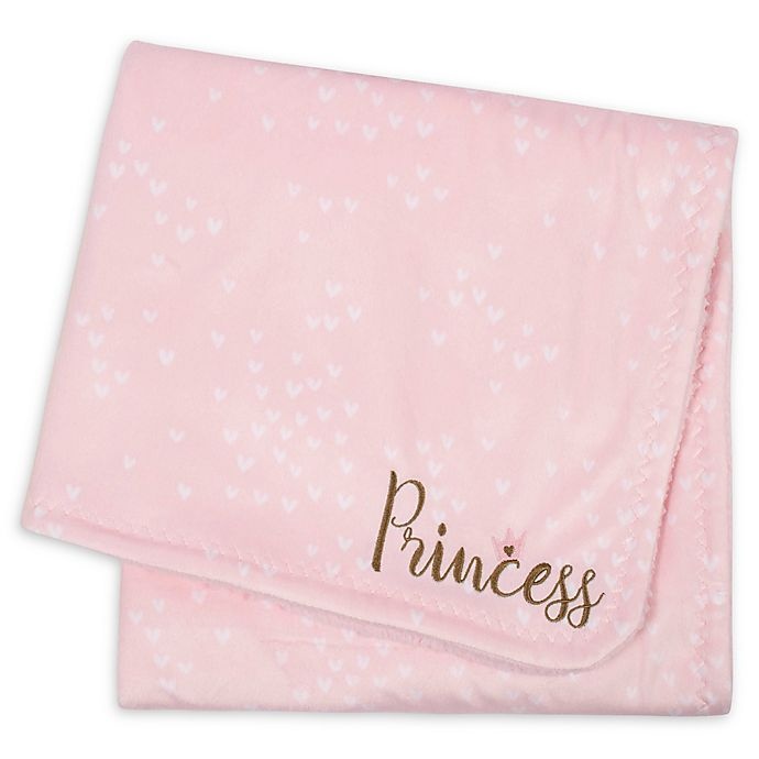 slide 1 of 4, Gerber Princess'' Plush Blanket - Pink'', 1 ct