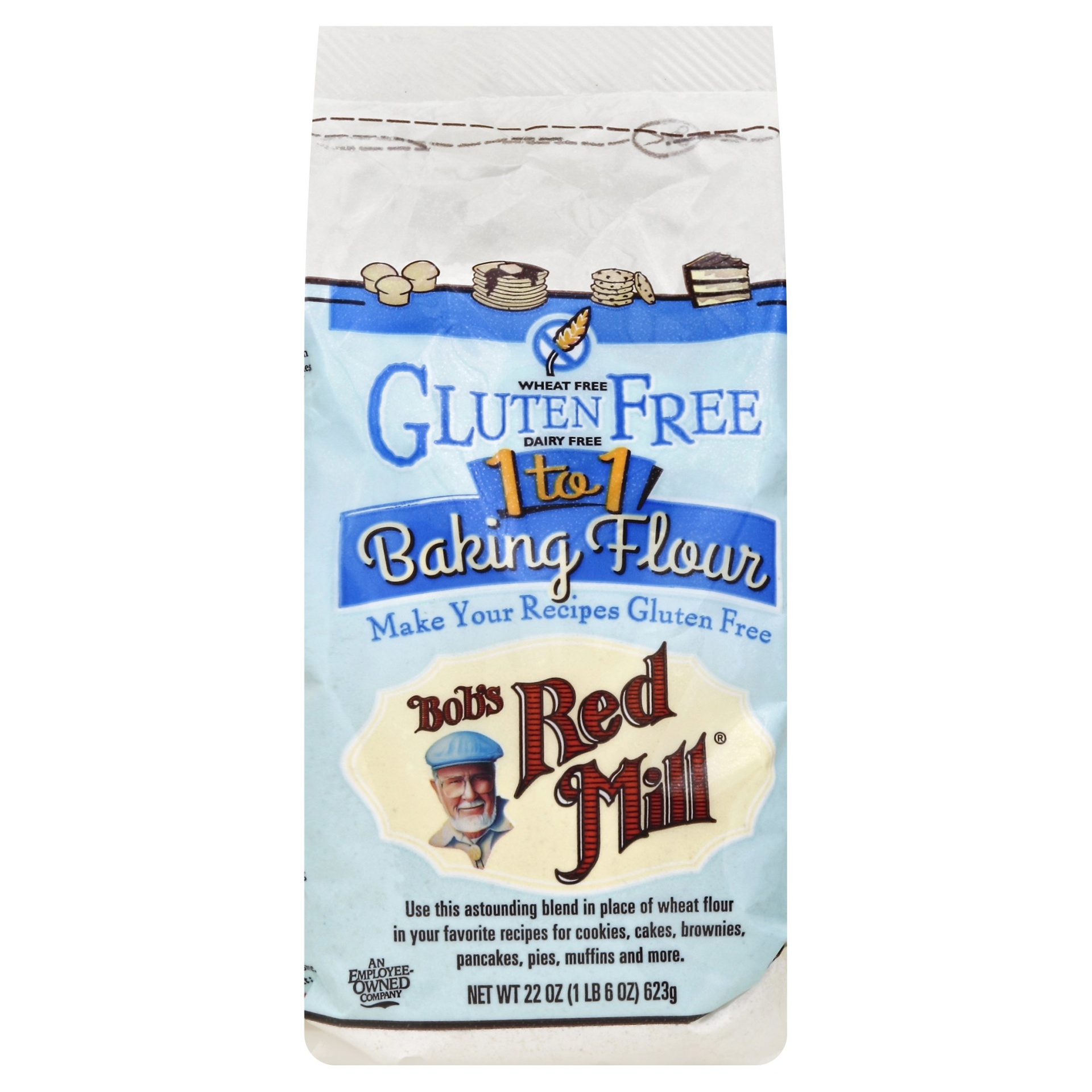 slide 1 of 6, Bob's Red Mill Gluten Free Baking Flour, 22 oz