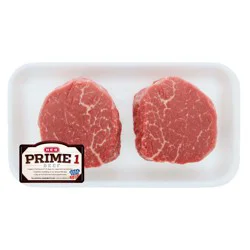H-E-B Prime 1 Beef Boneless Tenderloin Steaks, Thick Cut