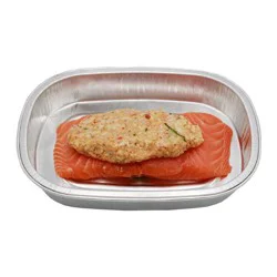 Crab & Shrimp Stuffed Salmon (Heat & Eat)