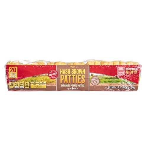 slide 1 of 1, frozen hash brown patties, 45.1 oz