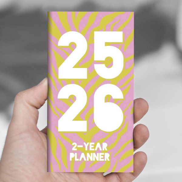 slide 3 of 6, 2025-2026 Tf Publishing Monthly Pocket Planner, 3-1/2"" X 6-1/2"", Zebra, January To December, 1 ct