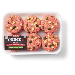 H-E-B Prime 1 Beef Sliders - Poblano Cheese